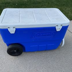 Blue Coleman Cooler 
