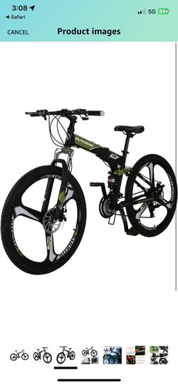 Like New Folding EUROBIKE TSM G7 Mountain Bike