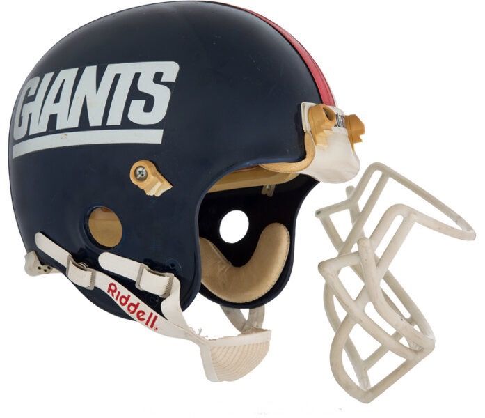 Circa 1979 Tom Mullady Game Worn New York Giants Helmet