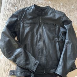 Street & Steel Blade Leather Motorcycle Jacket