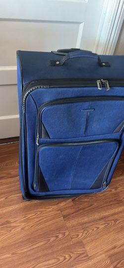 U.S. Traveler Navy Blue Softside Suitcase / Luggage