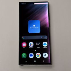 Unlocked Samsung Galaxy S22 Ultra 5G 128GB Desbloqueado Liberado Boost Mint T-Mobile Black Spot Line