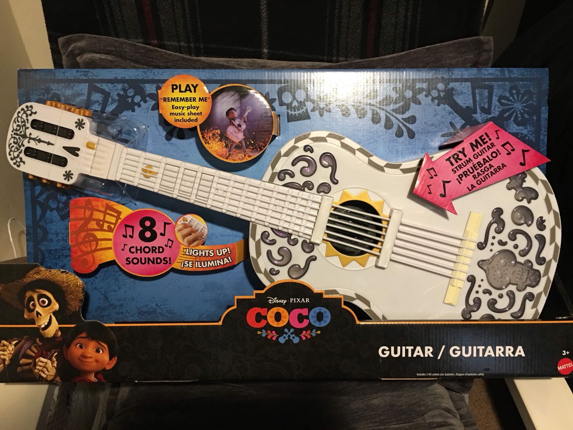 New Disney Pixar COCO interactive Guitar movie replica