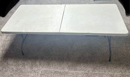 White 6ft Folding Table
