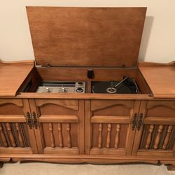 Antique Mid-Century Stereo Cabinet