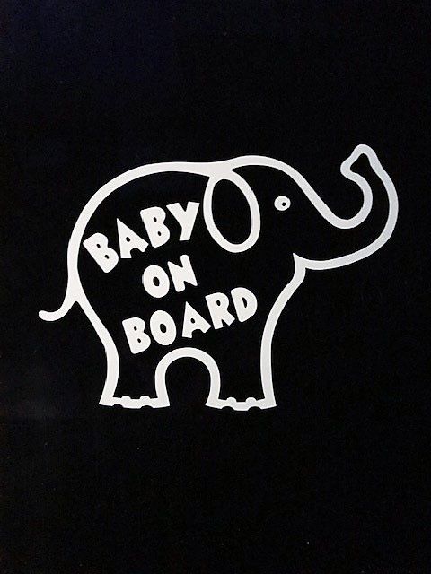 White Vinyl Decal 4” X 5”