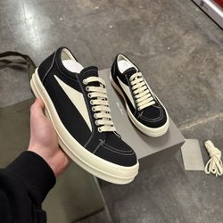 Rick Owens Luxor Vintage Low “Black Milk”