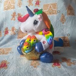 Rainbow Singing Christmas Unicorn With Poops (Batteries Included)
