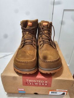 Twisted X Safety Toe Work Boots Size 10.5