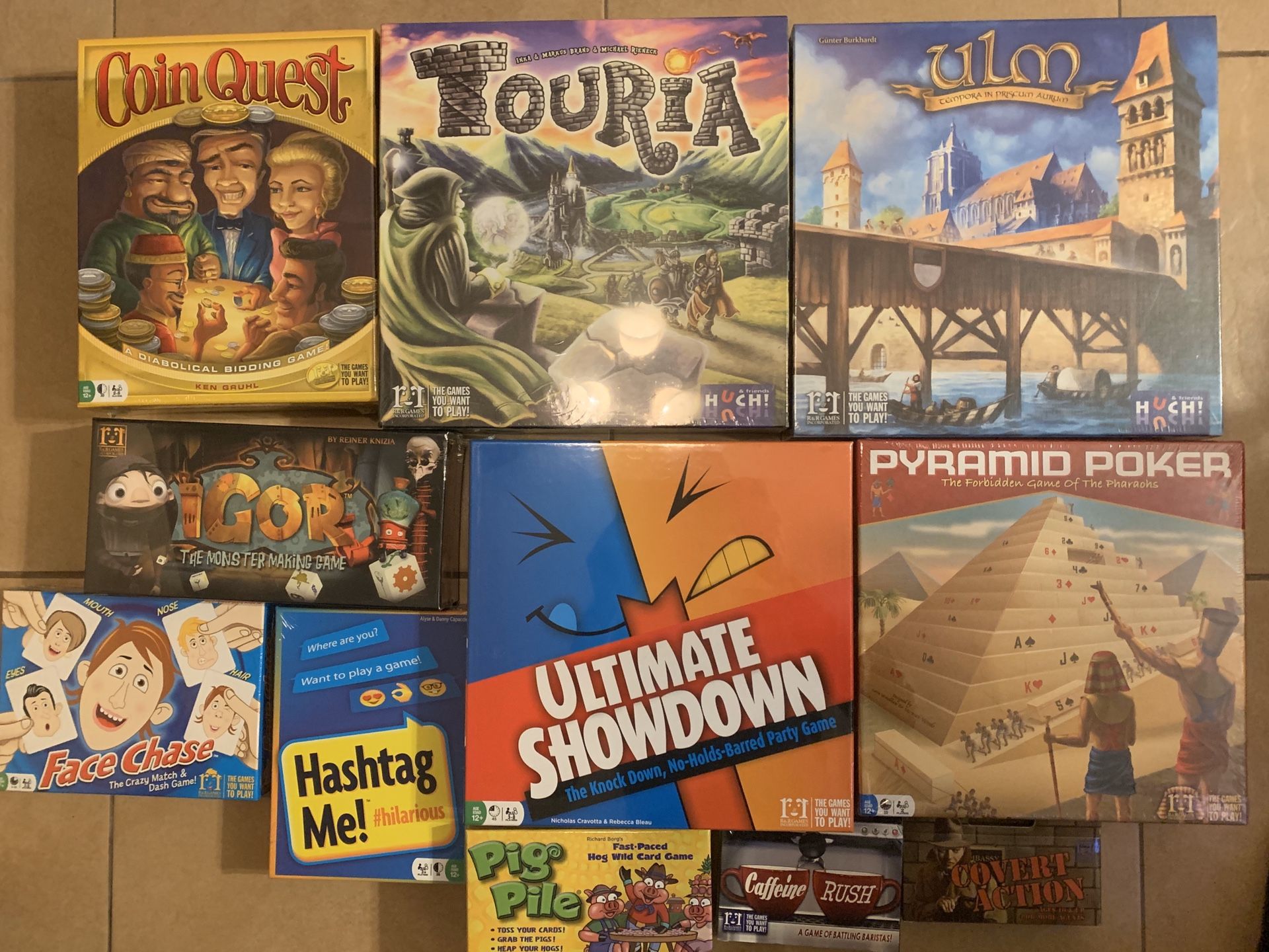 $20 FOR 11 BRAND NEW SEALED BOARD GAMES THATS LESS THEN $2 PER GAME