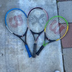 tennis rackets