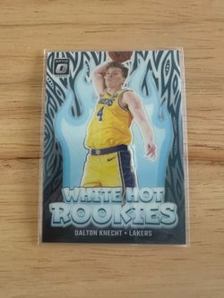 2024-25 Panini Donruss Optic White Hot Rookies Dalton Knecht #9 Los Angeles Lakers