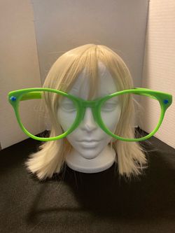 Oversized Green Novelty Glasses Frame