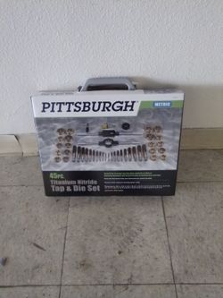 Pittsburgh 45 PC Metric Titanium Tap Die Set