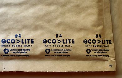 30 New Ecolite  9 1/2 X 13 1/2 Large #4 Bubble Mailers 