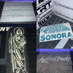 Stickers, Decals, Shirts, Hats, & More