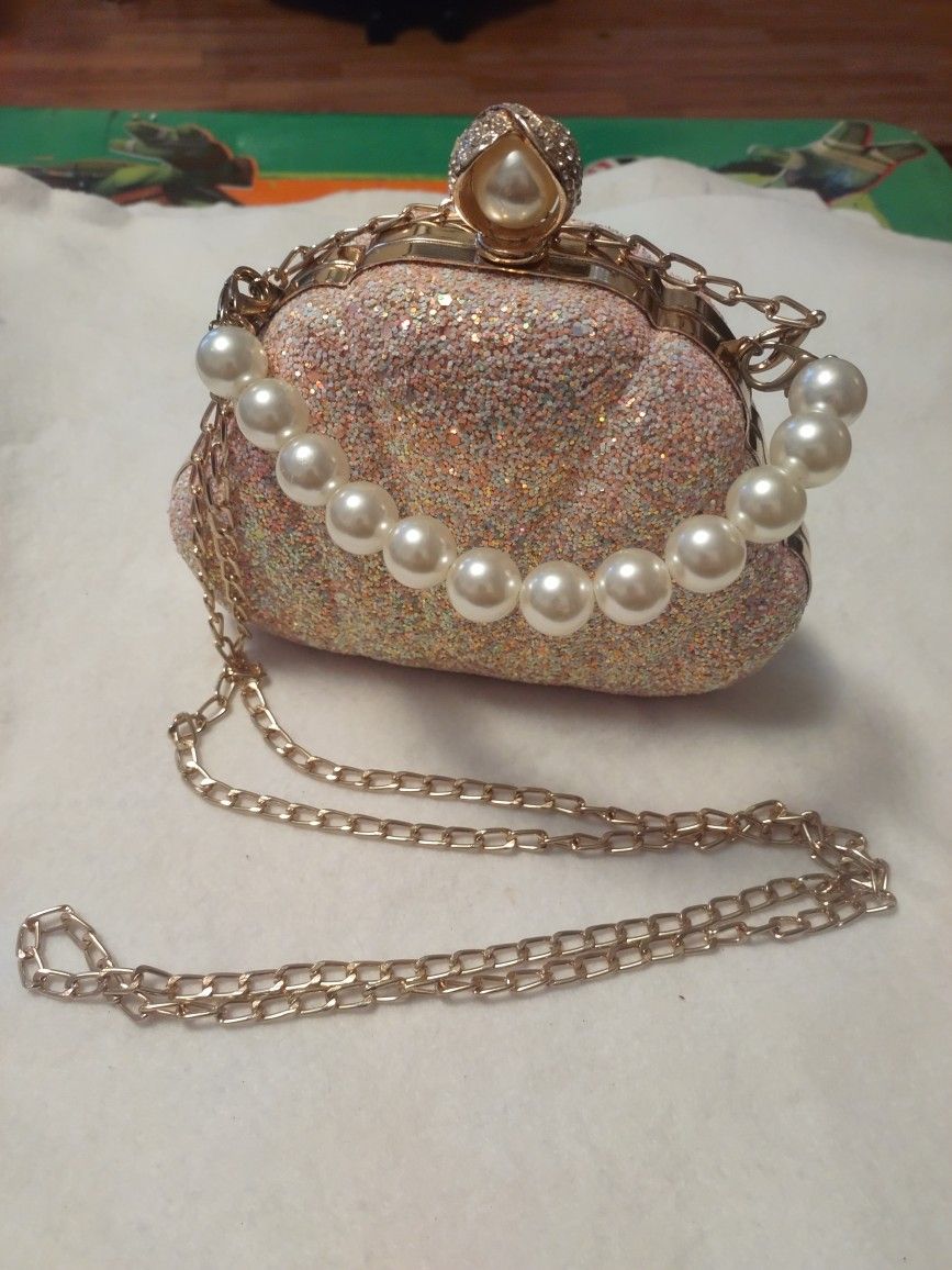 Cute Elegant pink Purse For Evening Ware