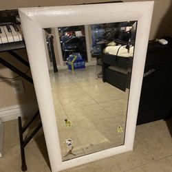 White Mirror To Hang On Wall