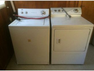 Washer and dryer