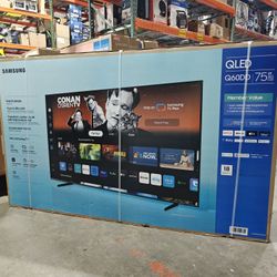 SAMSUNG 75” Class Q60 Series QLED 4K Smart TV