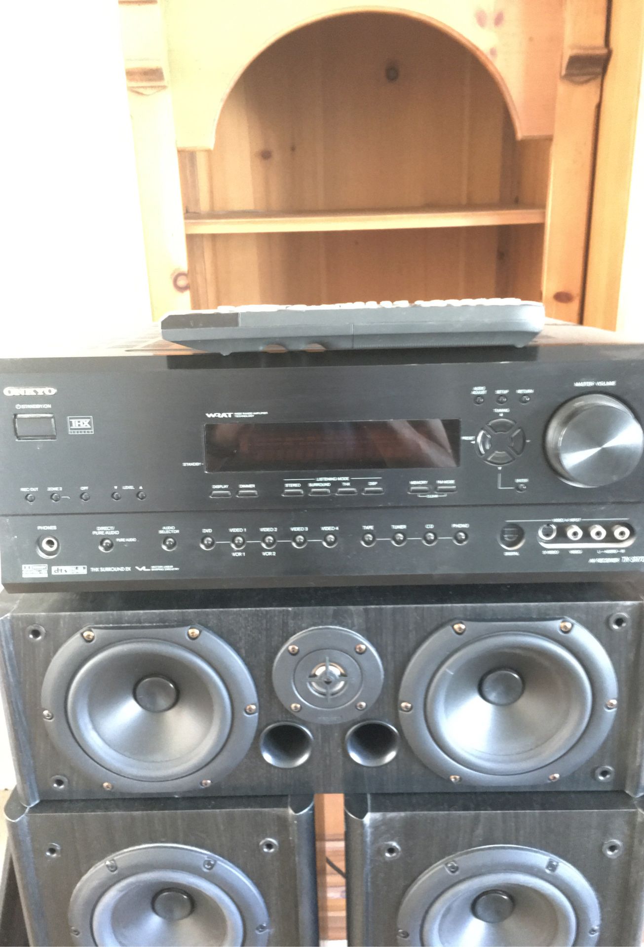Onkyo TXSR701 Receiver with MB Quart Speakers for Sale in Yorktown, VA