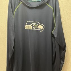 Mens Fanatics Seattle Seahawks Long Sleeve Pullover Size 2XL EUC NFL Football