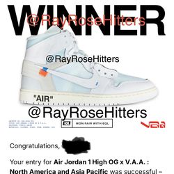 Jordan 1 off white Alaska size 13