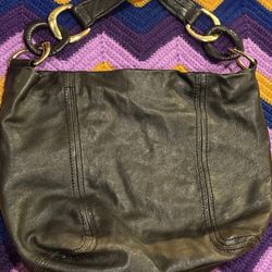 Michael Kors Bladed Faded Nappa Soft Leather Slouchy Hobo Shoulder Handbag Purse