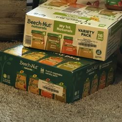 Two Full Boxes Of Baby Food. 