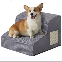 Dogs Steps for Bed, Dog Stairs for Small Dogs, 2-Step Dog Ramp 