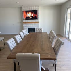 Custom Made Farm Style Tables. 