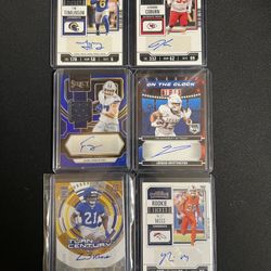 Football Sports Card Autos 