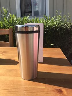 stainless steel coffee mug