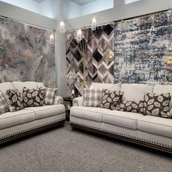 Harleson Wheat Living Room Set / couch /Sofa and Loveseat 