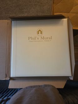 Precious Moments "Phil's Mural" Chapel Lithograph Vol. V by Sam Butcher — Folio 524 with Certificate of Authenticity