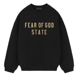 Essentials Fear Of God Black Crew neck 