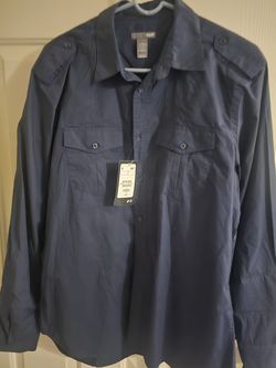 H&M Button Up, Size: Large - New