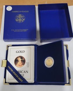 1990 5 Dollar American Eagle