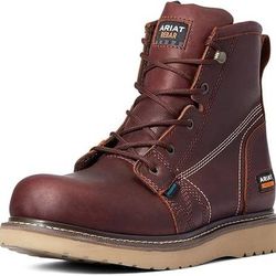 NEW SZ 7 or 9 Or 9.5 Men Work Boots Ariat Rebar Wedge 6" Waterproof Soft Toe Boot