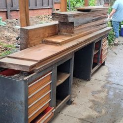 Craftmens Workbench And Storage 