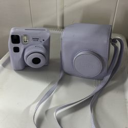 Fuji Instax camera lavender color