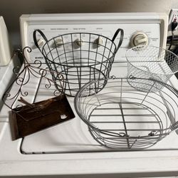 LOT Metal Baskets Basket ALL FOR 