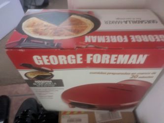 Quesadilla maker George forman