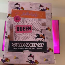 Hello Kitty Queen Sheet