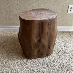 Faux Stump End Table/Stool