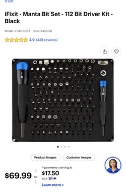 iFixit - Manta Bit Set - 112 Bit Driver Kit