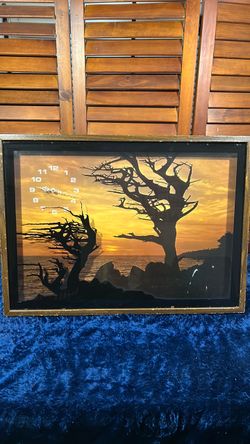 Vintage Shadow Box Wall Clock