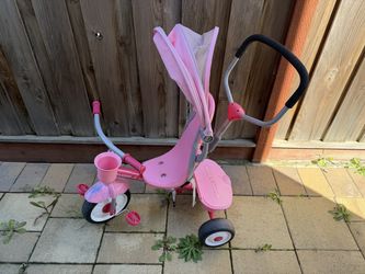 Tricycle with sun protector + balance bike