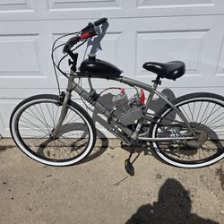 26 inch Kent seachange 100cc ported 2 stroke motorized bicycle