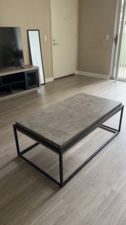 Faux Concrete Table